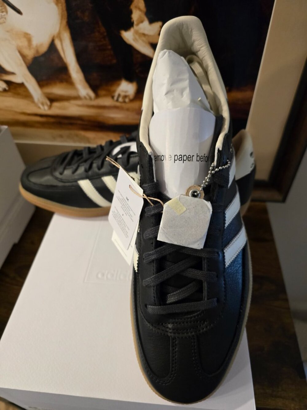 Adidas Originals Handball Spezial Black Made In Germany Men's Shoes IH6529 Sz 10